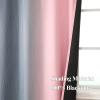 image:imageEstelar Textiler Purple and Grey Blackout Curtains for Girls Bedroom Full Room Darkening Rod Pocket Ombre Curtains for Kids Room Thermal Insulated Light Blocking Gradient Drapes 42Wx63L 2 PanelsPink and Grey