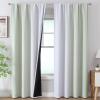 image:imageEstelar Textiler Purple and Grey Blackout Curtains for Girls Bedroom Full Room Darkening Rod Pocket Ombre Curtains for Kids Room Thermal Insulated Light Blocking Gradient Drapes 42Wx63L 2 PanelsSage Green and Greyish White