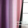 image:imageEstelar Textiler Purple and Grey Blackout Curtains for Girls Bedroom Full Room Darkening Rod Pocket Ombre Curtains for Kids Room Thermal Insulated Light Blocking Gradient Drapes 42Wx63L 2 PanelsPink and Purple