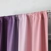 image:imageEstelar Textiler Purple and Grey Blackout Curtains for Girls Bedroom Full Room Darkening Rod Pocket Ombre Curtains for Kids Room Thermal Insulated Light Blocking Gradient Drapes 42Wx63L 2 PanelsPink and Purple