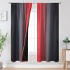 image:imageEstelar Textiler Purple and Grey Blackout Curtains for Girls Bedroom Full Room Darkening Rod Pocket Ombre Curtains for Kids Room Thermal Insulated Light Blocking Gradient Drapes 42Wx63L 2 PanelsRed and Black