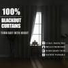 image:imageEstelar Textiler Purple and Grey Blackout Curtains for Girls Bedroom Full Room Darkening Rod Pocket Ombre Curtains for Kids Room Thermal Insulated Light Blocking Gradient Drapes 42Wx63L 2 PanelsBeige and Greyish White