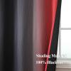 image:imageEstelar Textiler Purple and Grey Blackout Curtains for Girls Bedroom Full Room Darkening Rod Pocket Ombre Curtains for Kids Room Thermal Insulated Light Blocking Gradient Drapes 42Wx63L 2 PanelsRed and Black