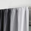 image:imageEstelar Textiler Purple and Grey Blackout Curtains for Girls Bedroom Full Room Darkening Rod Pocket Ombre Curtains for Kids Room Thermal Insulated Light Blocking Gradient Drapes 42Wx63L 2 PanelsBlack and Greyish White