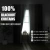 image:imageEstelar Textiler Purple and Grey Blackout Curtains for Girls Bedroom Full Room Darkening Rod Pocket Ombre Curtains for Kids Room Thermal Insulated Light Blocking Gradient Drapes 42Wx63L 2 PanelsBrown and Greyish White
