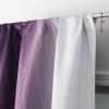 image:imageEstelar Textiler Purple and Grey Blackout Curtains for Girls Bedroom Full Room Darkening Rod Pocket Ombre Curtains for Kids Room Thermal Insulated Light Blocking Gradient Drapes 42Wx63L 2 PanelsPurple and Greyish White
