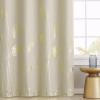 image:imageEstelar Textiler Beige Room Darkening Curtain for Sliding Door 80W x 84L Inch Long Extra Wide Window Curtain Palm Printed Light Reducing Curtain for Dining Room 66ft Wide x7ft Long 1 Panel