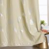 image:imageEstelar Textiler Blackout Curtain for Bedroom 80W x 108L Inch Silver Palm Tree Printed Curtain Thermal Insulated Elegant Drape for Dining Room 66ft Wide x9ft Long Navy Blue 1 PanelBeigeSilver Print
