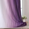 image:imageEstelar Textiler Purple and Greyish White Ombre Blackout Curtains 84 Inches Long Full Room Darkening Grommet Curtains for Bedroom Thermal Insulated Blackout Drapes for Living Room 52Wx84L 2 Panels