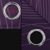 image:imageEstelar Textiler Purple and Greyish White Ombre Blackout Curtains 84 Inches Long Full Room Darkening Grommet Curtains for Bedroom Thermal Insulated Blackout Drapes for Living Room 52Wx84L 2 Panels