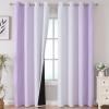 image:imageEstelar Textiler Lilac and Greyish White Gradient Blackout Curtains for Bedroom Thermal Insulated Ombre Blackout Drapes Light Blocking Energy Saving Curtains for Living Room52Wx84L2 Panels
