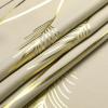image:imageEstelar Textiler Blackout Curtains Palm Tree Leaf Curtains Energy Saving Curtains Room Darkening Window Curtain Drapes for Living Room 38Wx72L Beige 2 Drapes