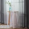 image:imageEstelar Textiler Grey and White Ombre Semi Sheer Curtains 84 Inch Length for Living RoomGray Gradient Light Filtering Window Grommet Curtains amp Drapes with Stripes Design for Bedroom52Wx84L2 PanelsBlack and White