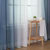 image:imageEstelar Textiler Grey and White Ombre Semi Sheer Curtains 84 Inch Length for Living RoomGray Gradient Light Filtering Window Grommet Curtains amp Drapes with Stripes Design for Bedroom52Wx84L2 PanelsNavy Blue and White