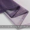 image:imageEstelar Textiler Grey and White Ombre Semi Sheer Curtains 84 Inch Length for Living RoomGray Gradient Light Filtering Window Grommet Curtains amp Drapes with Stripes Design for Bedroom52Wx84L2 PanelsPurple and White