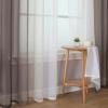 image:imageEstelar Textiler Grey and White Ombre Semi Sheer Curtains 84 Inch Length for Living RoomGray Gradient Light Filtering Window Grommet Curtains amp Drapes with Stripes Design for Bedroom52Wx84L2 PanelsBrown and White