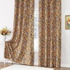 image:imageEstelar Textiler Black Boho Floral Printed Curtains 84 inches Long 2 Panels for BedroomBlack Out Curtains Grommet Thermal Insulated Room Darkening Window Drapes for Living Room Nursery52Wx84LVelvet Mustard Yellow