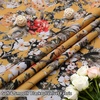 image:imageEstelar Textiler Black Boho Floral Printed Curtains 84 inches Long 2 Panels for BedroomBlack Out Curtains Grommet Thermal Insulated Room Darkening Window Drapes for Living Room Nursery52Wx84LVelvet Mustard Yellow