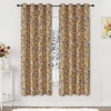 image:imageEstelar Textiler Black Boho Floral Printed Curtains 84 inches Long 2 Panels for BedroomBlack Out Curtains Grommet Thermal Insulated Room Darkening Window Drapes for Living Room Nursery52Wx84LVelvet Mustard Yellow