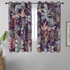 Leaf Print-purple