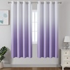 image:imageEstelar Textiler Beige and Greyish White Ombre Blackout Curtains for Living Room 84 Inch Long Gradient Room Darkening Thermal Insulated Grommet Window Drapes for Bedroom 52Wx84L 2 PanelsLilac and Greyish White
