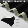 image:imageEstelar Textiler Beige and Greyish White Ombre Blackout Curtains for Living Room 84 Inch Long Gradient Room Darkening Thermal Insulated Grommet Window Drapes for Bedroom 52Wx84L 2 PanelsSage Green and Greyish White