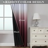 image:imageEstelar Textiler Beige and Greyish White Ombre Blackout Curtains for Living Room 84 Inch Long Gradient Room Darkening Thermal Insulated Grommet Window Drapes for Bedroom 52Wx84L 2 PanelsBurgundy Red and Greyish White