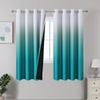 image:imageEstelar Textiler Beige and Greyish White Ombre Blackout Curtains for Living Room 84 Inch Long Gradient Room Darkening Thermal Insulated Grommet Window Drapes for Bedroom 52Wx84L 2 PanelsTeal and Greyish White