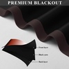 image:imageEstelar Textiler Beige and Greyish White Ombre Blackout Curtains for Living Room 84 Inch Long Gradient Room Darkening Thermal Insulated Grommet Window Drapes for Bedroom 52Wx84L 2 PanelsBurnt Orange and Greyish White