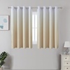 image:imageEstelar Textiler Beige and Greyish White Ombre Blackout Curtains for Living Room 84 Inch Long Gradient Room Darkening Thermal Insulated Grommet Window Drapes for Bedroom 52Wx84L 2 PanelsBeige and Greyish White