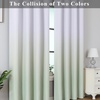 image:imageEstelar Textiler Beige and Greyish White Ombre Blackout Curtains for Living Room 84 Inch Long Gradient Room Darkening Thermal Insulated Grommet Window Drapes for Bedroom 52Wx84L 2 PanelsSage Green and Greyish White