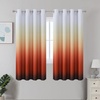 image:imageEstelar Textiler Beige and Greyish White Ombre Blackout Curtains for Living Room 84 Inch Long Gradient Room Darkening Thermal Insulated Grommet Window Drapes for Bedroom 52Wx84L 2 PanelsBurnt Orange and Greyish White