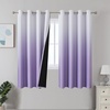 image:imageEstelar Textiler Beige and Greyish White Ombre Blackout Curtains for Living Room 84 Inch Long Gradient Room Darkening Thermal Insulated Grommet Window Drapes for Bedroom 52Wx84L 2 PanelsLilac and Greyish White