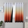 image:imageEstelar Textiler Beige and Greyish White Ombre Blackout Curtains for Living Room 84 Inch Long Gradient Room Darkening Thermal Insulated Grommet Window Drapes for Bedroom 52Wx84L 2 PanelsBurnt Orange and Greyish White