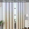 image:imageEstelar Textiler Beige and Greyish White Ombre Blackout Curtains for Living Room 84 Inch Long Gradient Room Darkening Thermal Insulated Grommet Window Drapes for Bedroom 52Wx84L 2 PanelsBeige and Greyish White