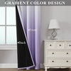 image:imageEstelar Textiler Beige and Greyish White Ombre Blackout Curtains for Living Room 84 Inch Long Gradient Room Darkening Thermal Insulated Grommet Window Drapes for Bedroom 52Wx84L 2 PanelsLilac and Greyish White