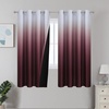 image:imageEstelar Textiler Beige and Greyish White Ombre Blackout Curtains for Living Room 84 Inch Long Gradient Room Darkening Thermal Insulated Grommet Window Drapes for Bedroom 52Wx84L 2 PanelsBurgundy Red and Greyish White