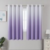 image:imageEstelar Textiler Beige and Greyish White Ombre Blackout Curtains for Living Room 84 Inch Long Gradient Room Darkening Thermal Insulated Grommet Window Drapes for Bedroom 52Wx84L 2 PanelsLilac and Greyish White