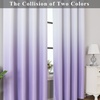 image:imageEstelar Textiler Beige and Greyish White Ombre Blackout Curtains for Living Room 84 Inch Long Gradient Room Darkening Thermal Insulated Grommet Window Drapes for Bedroom 52Wx84L 2 PanelsLilac and Greyish White