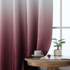 image:imageEstelar Textiler Beige and Greyish White Ombre Blackout Curtains for Living Room 84 Inch Long Gradient Room Darkening Thermal Insulated Grommet Window Drapes for Bedroom 52Wx84L 2 PanelsBurgundy Red and Greyish White