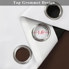 image:imageEstelar Textiler Beige and Greyish White Ombre Blackout Curtains for Living Room 84 Inch Long Gradient Room Darkening Thermal Insulated Grommet Window Drapes for Bedroom 52Wx84L 2 PanelsBrown and Greyish White