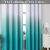 image:imageEstelar Textiler Beige and Greyish White Ombre Blackout Curtains for Living Room 84 Inch Long Gradient Room Darkening Thermal Insulated Grommet Window Drapes for Bedroom 52Wx84L 2 PanelsTeal and Greyish White