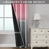 image:imageEstelar Textiler Beige and Greyish White Ombre Blackout Curtains for Living Room 84 Inch Long Gradient Room Darkening Thermal Insulated Grommet Window Drapes for Bedroom 52Wx84L 2 PanelsPink and Grey