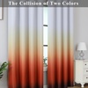 image:imageEstelar Textiler Beige and Greyish White Ombre Blackout Curtains for Living Room 84 Inch Long Gradient Room Darkening Thermal Insulated Grommet Window Drapes for Bedroom 52Wx84L 2 PanelsBurnt Orange and Greyish White