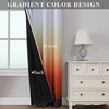 image:imageEstelar Textiler Beige and Greyish White Ombre Blackout Curtains for Living Room 84 Inch Long Gradient Room Darkening Thermal Insulated Grommet Window Drapes for Bedroom 52Wx84L 2 PanelsBurnt Orange and Greyish White