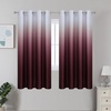 image:imageEstelar Textiler Beige and Greyish White Ombre Blackout Curtains for Living Room 84 Inch Long Gradient Room Darkening Thermal Insulated Grommet Window Drapes for Bedroom 52Wx84L 2 PanelsBurgundy Red and Greyish White