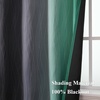 image:imageEstelar Textiler Black and Green Ombre Blackout Curtains 84 Inch Length 2 Panels Set for Living Room Energy Saving Thermal Insulated Light Blocking Grommet Window Drapes for Bedroom52Wx84L2 Panels