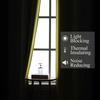 image:imageEstelar Textiler Black and Yellow Ombre Blackout Curtains for Bedroom Room Darkening Energy Saving Grommet Curtains for Living Room Thermal Insulated Gradient Blackout Drapes52Wx84L2 Panels