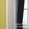 image:imageEstelar Textiler Black and Yellow Ombre Blackout Curtains for Bedroom Room Darkening Energy Saving Grommet Curtains for Living Room Thermal Insulated Gradient Blackout Drapes52Wx84L2 Panels
