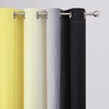 image:imageEstelar Textiler Black and Yellow Ombre Blackout Curtains for Bedroom Room Darkening Energy Saving Grommet Curtains for Living Room Thermal Insulated Gradient Blackout Drapes52Wx84L2 Panels